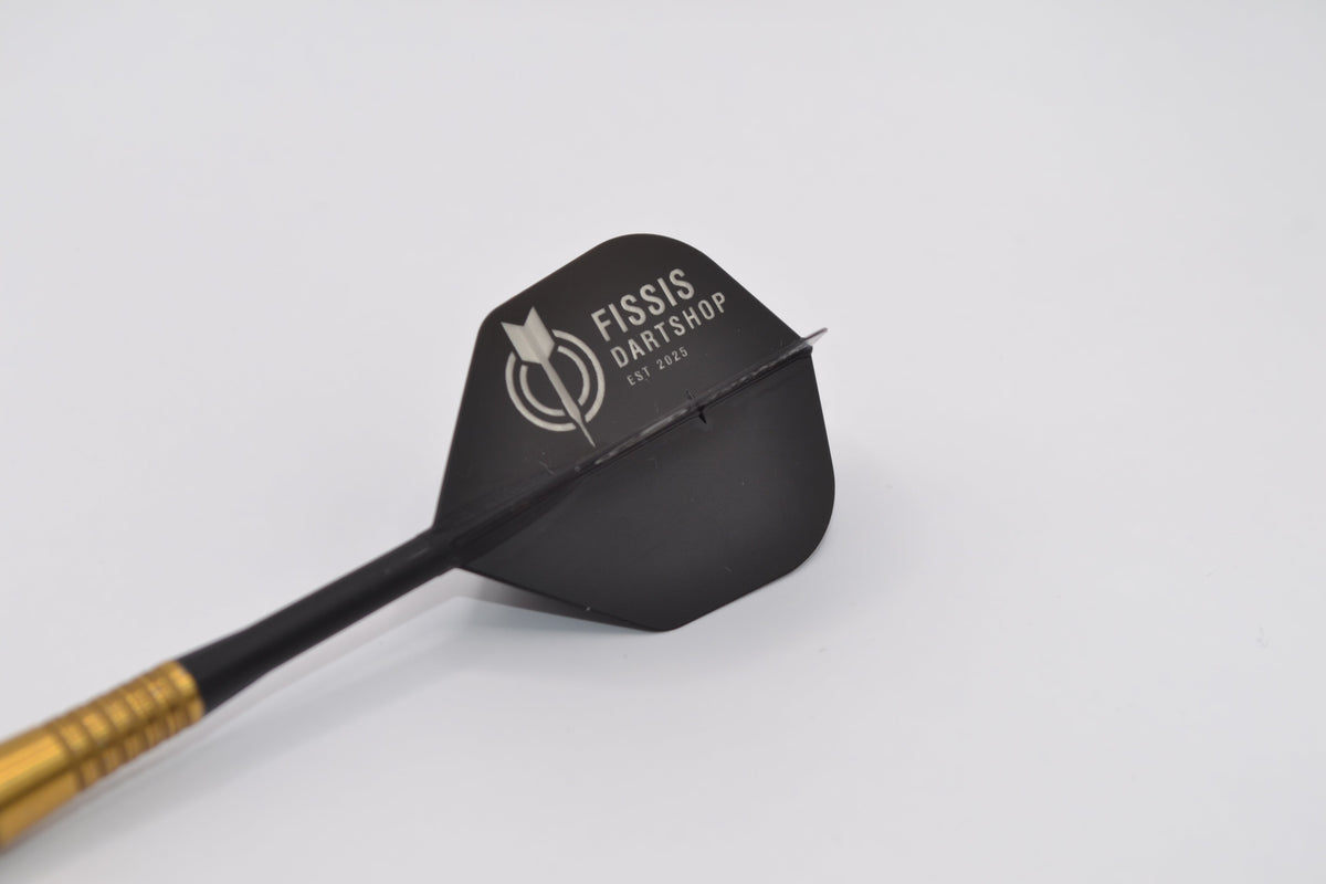 Personalisierter Dart Flight mit Wunschgravur von Fissis Dartshop